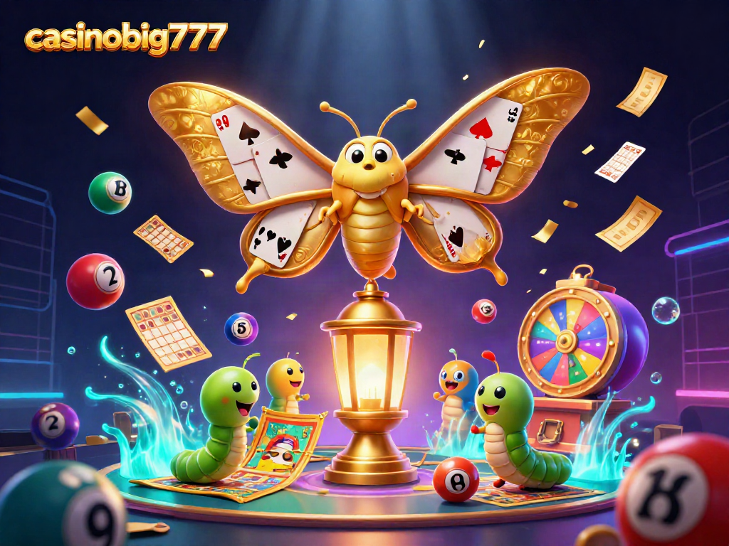 Experience the excitement of casinobig777 with vibrant casino elements and enchanting character designs.