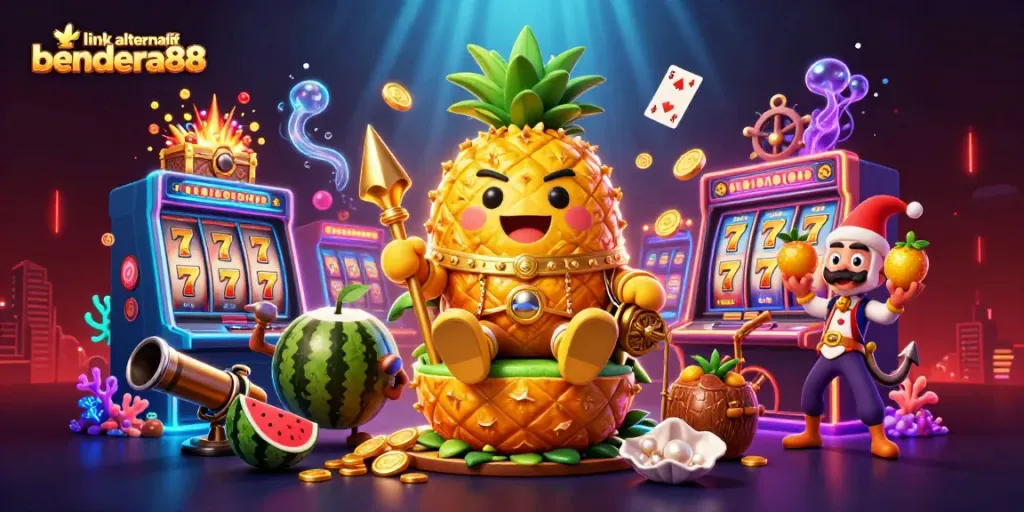 link alternatif bendera88, mainkan slot dengan raja nanas emas dan pasukan kelapa di kasino