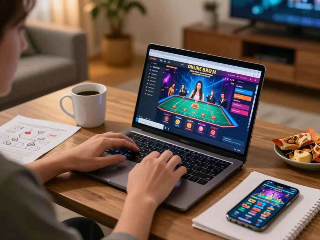 Sessione online coinvolgente che mostra i miglior bookmaker non aams su un laptop con scommesse e strategie in tempo reale.