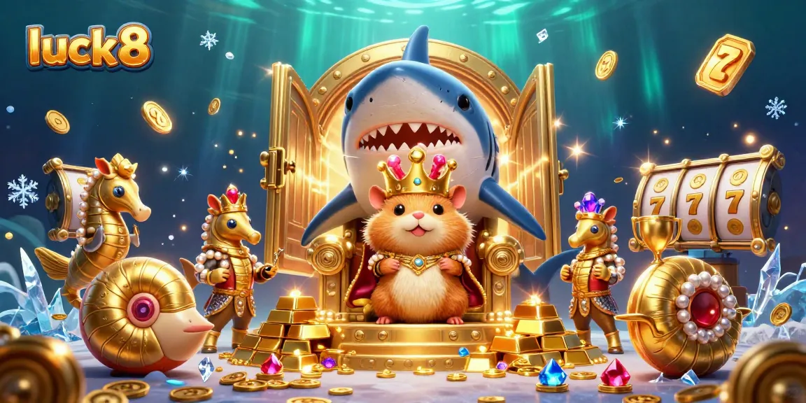 Experience engaging gameplay at luck8 with lively slot reels and treasure-filled underwater adventure.