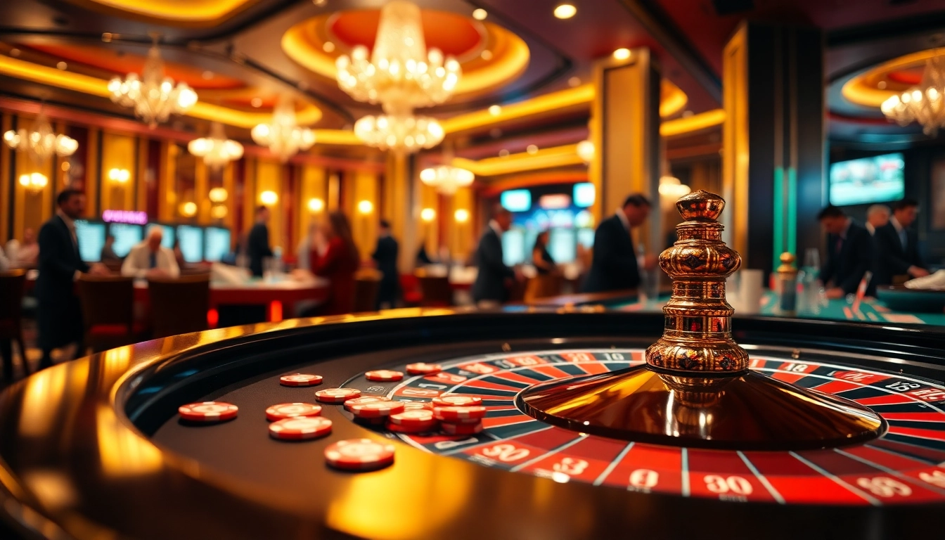 Daftar interwin pada meja roulette dengan chip berwarna-warni, menunjukkan aktivitas mengasyikkan.
