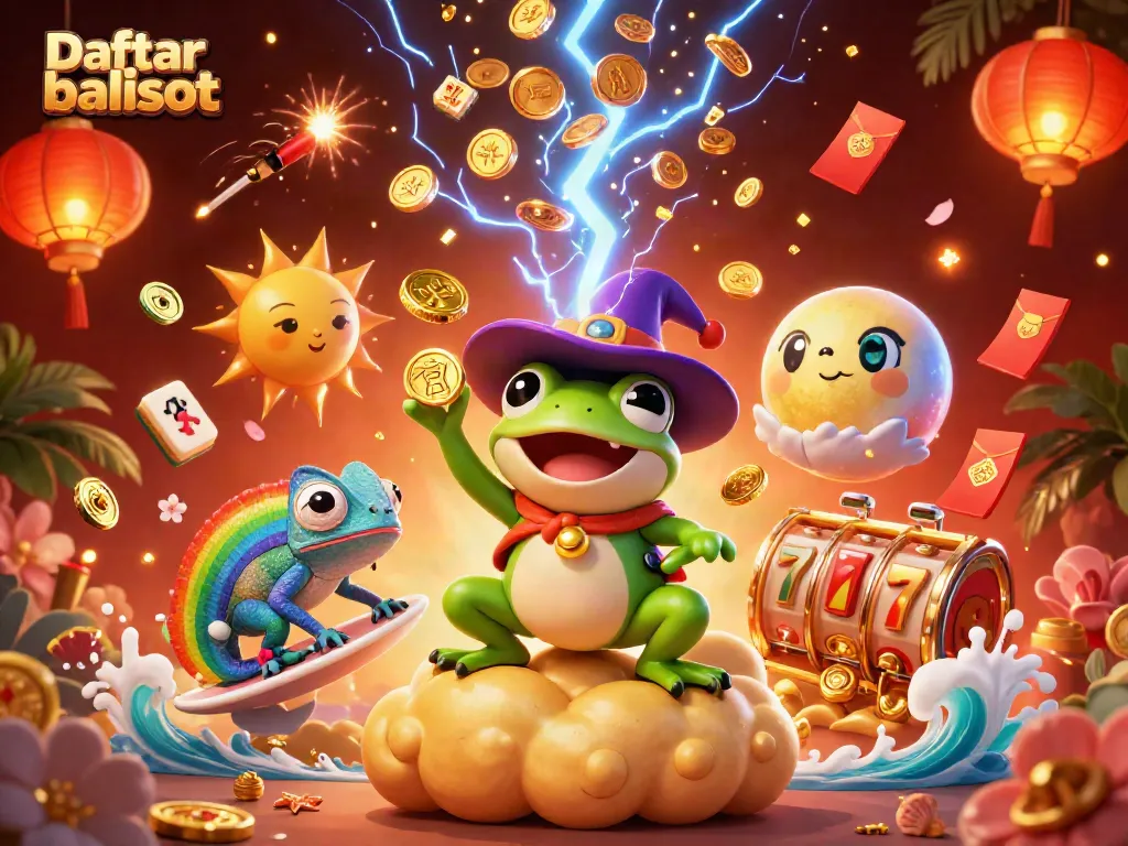 Experience Daftar balisot with an enchanting scene of gaming magic and vibrant elements.