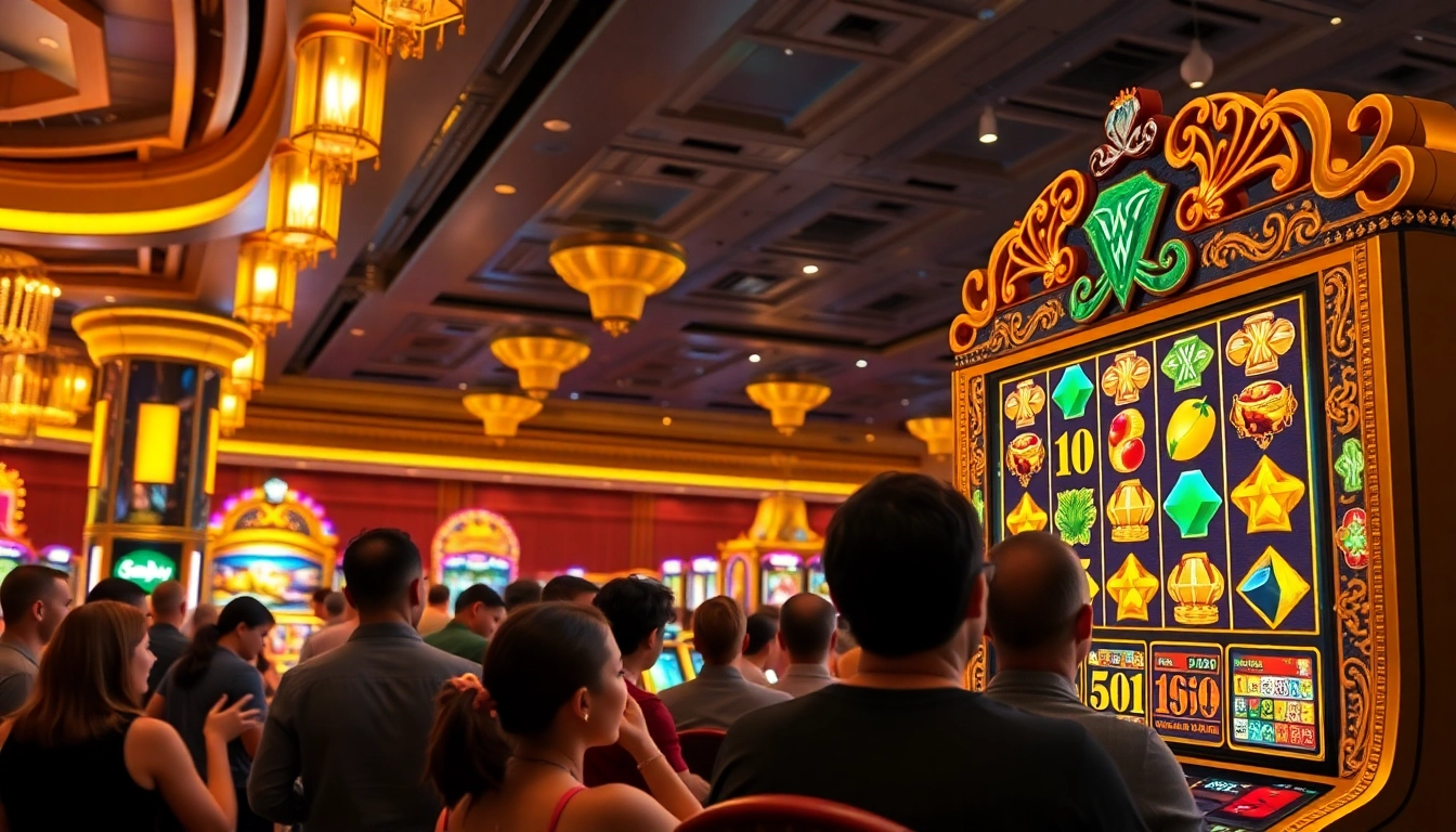 Experience the excitement of demo slot pragmatic gameplay in a luxurious casino environment.
