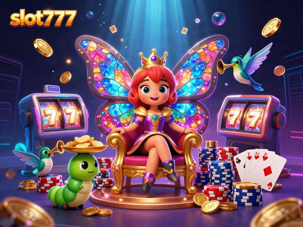 Menangkan slot777 dengan ilustrasi kasino 3D menakjubkan dan detail yang memukau.