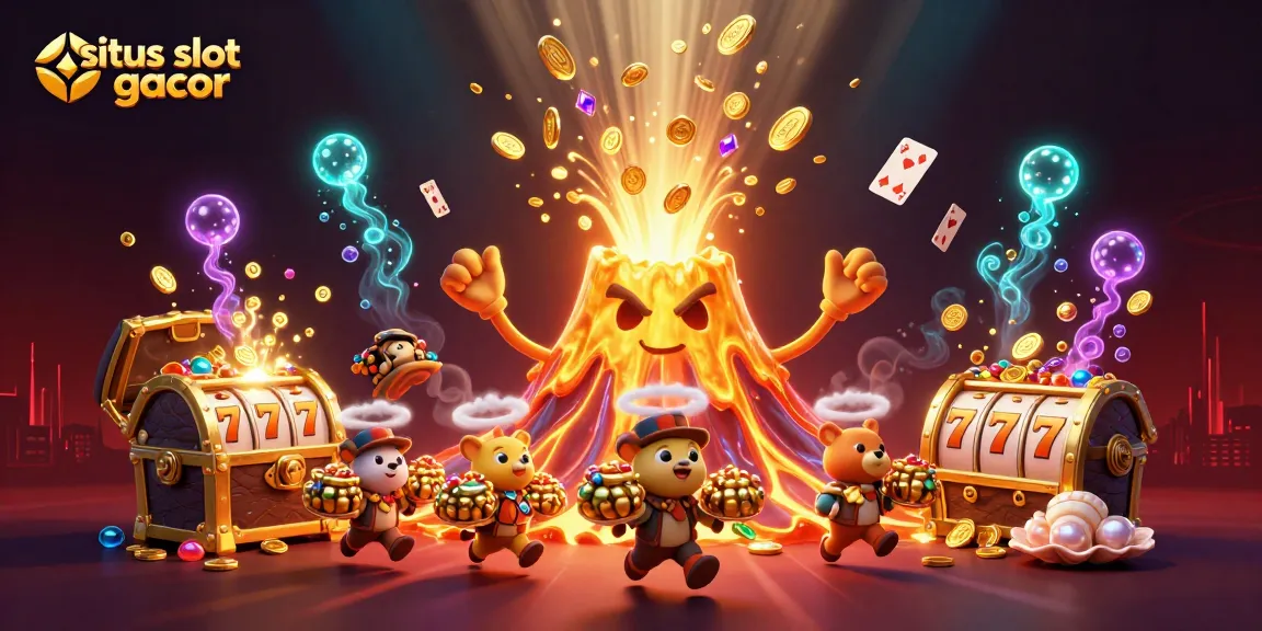 Experience exciting jackpots at situs slot gacor with vibrant treasures and winning symbols all around.