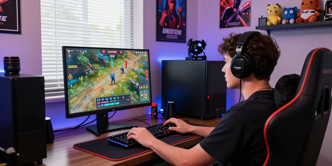 Engaging online gaming scene featuring HAYWIN gameplay with gamer focused on screen.