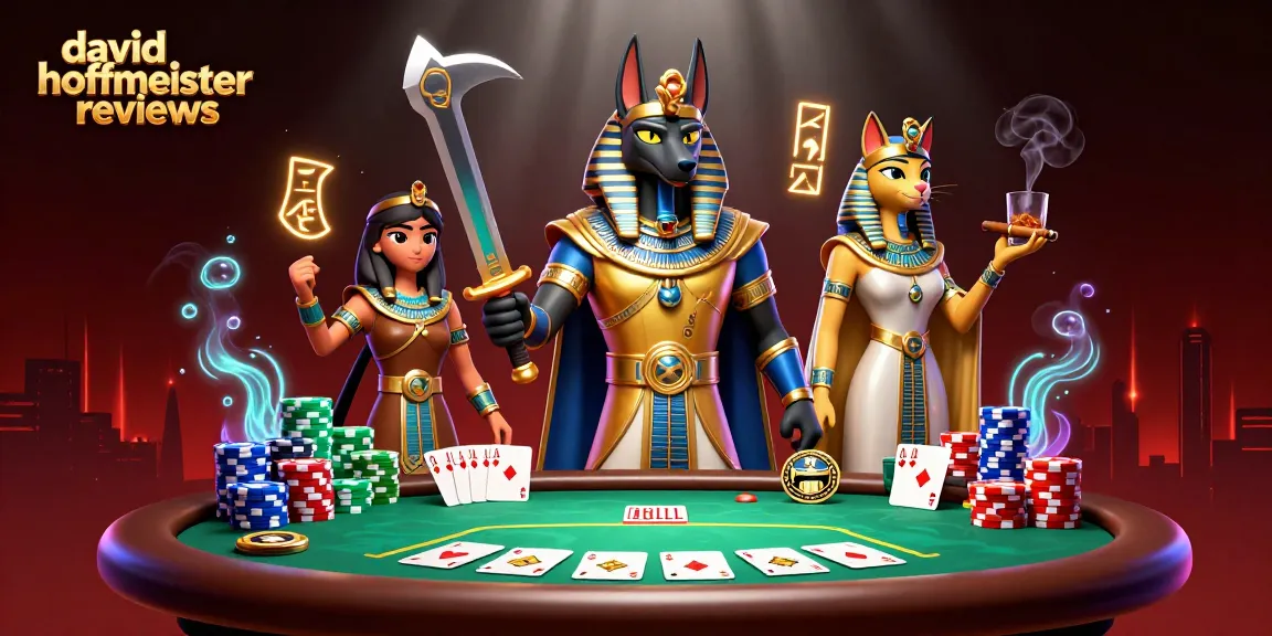 Experience thrilling david hoffmeister reviews at the poker table with ancient Egyptian warriors.