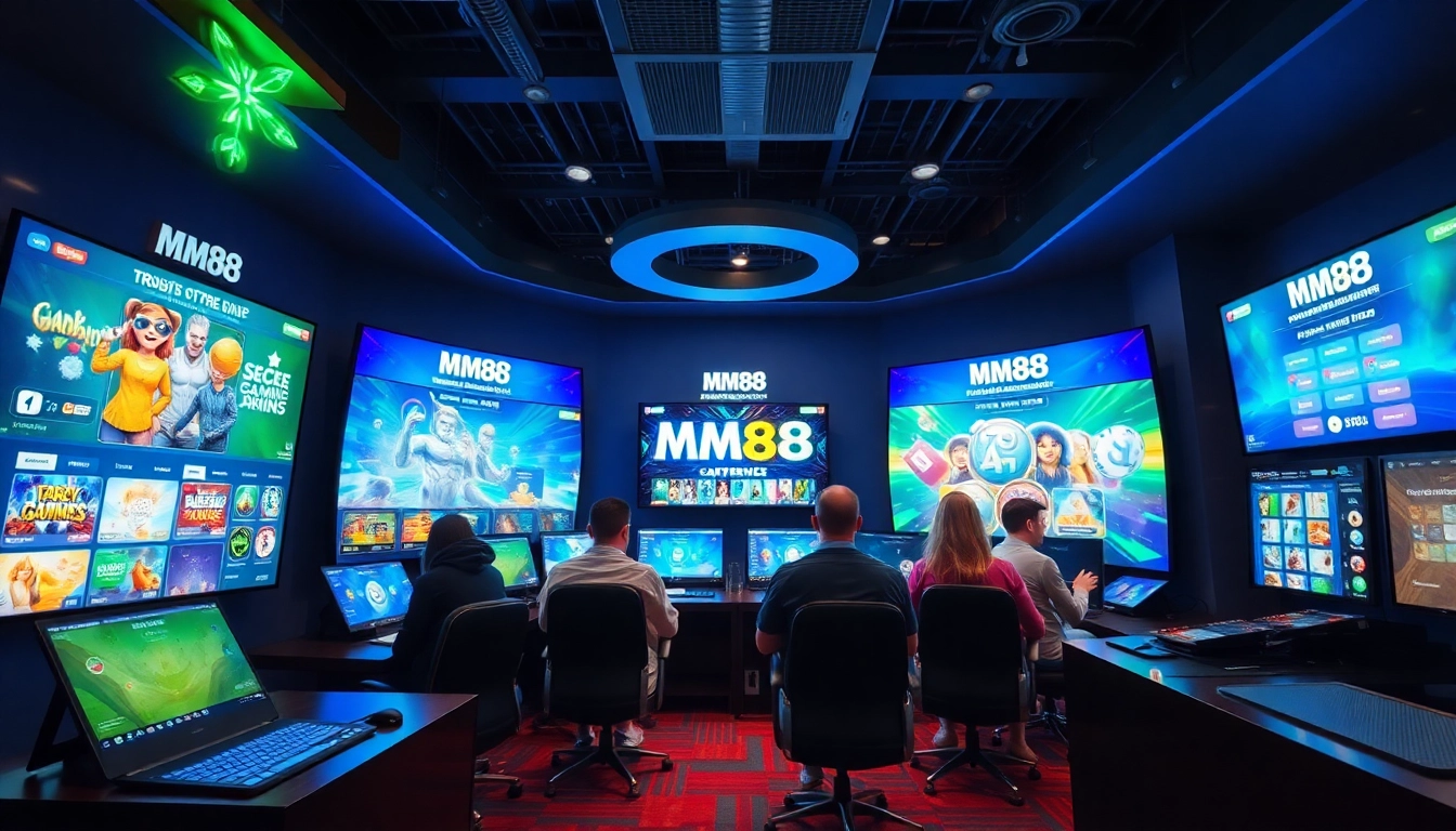 Engaging online gaming scene showcasing MM88's vibrant games.