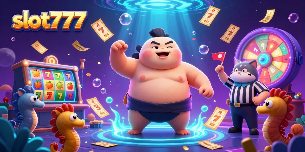 Experience thrilling slot777 games with lively underwater characters and colorful casino elements.