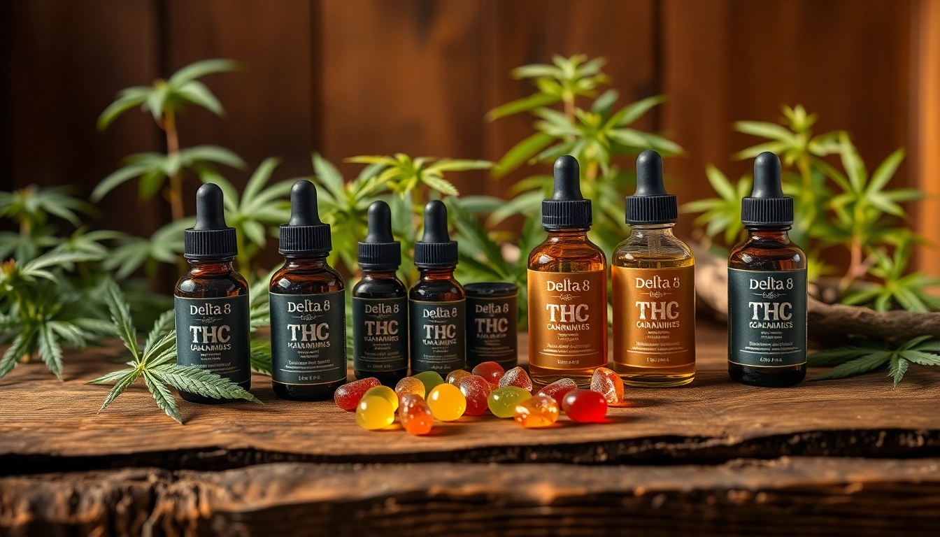 Explore Delta 8 THC products like gummies and tinctures for relaxation.
