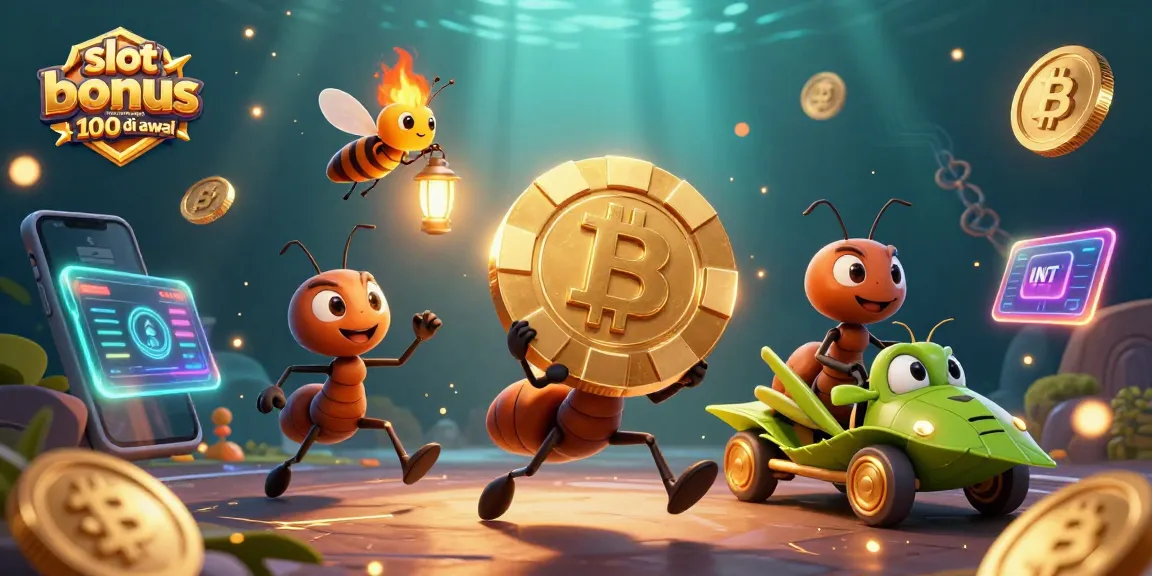 Slot bonus new member 100 di awal memperlihatkan tim karakter 3D yang ceria dalam misi menarik penuh detail animasi dan elemen perjudian digital.