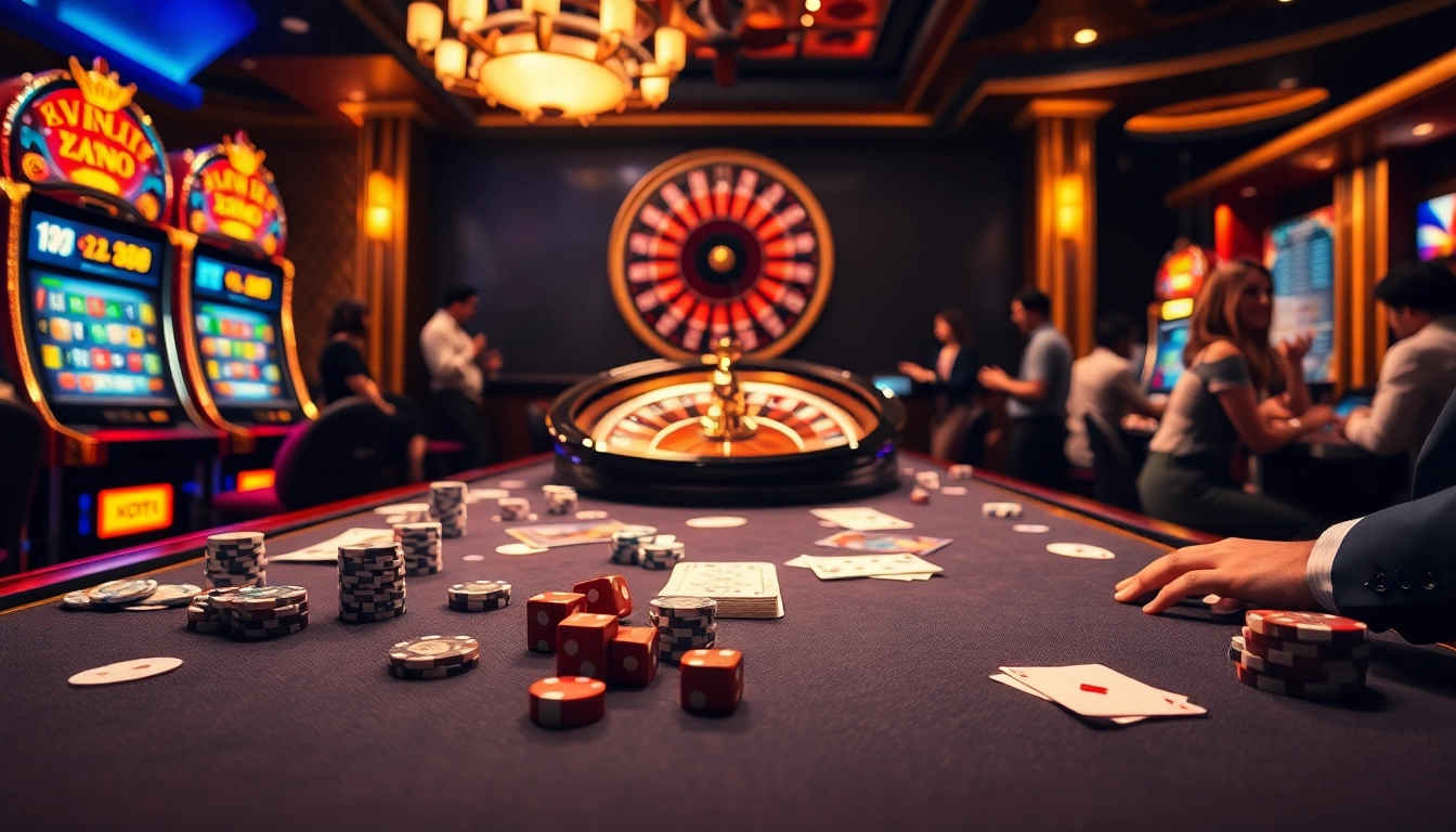 Engage with thrilling casino excitement at XX88 with vibrant slot machines and gaming tables.