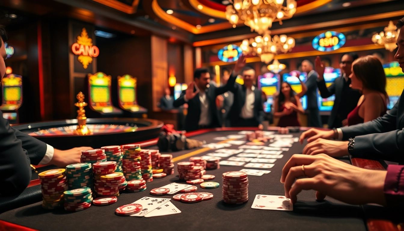 Experience thrilling wins at ku win casino with vibrant poker and roulette action.