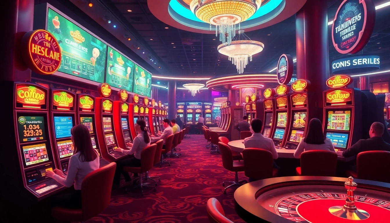 Players enjoying the thrill of betting at the C168 online casino, showcasing excitement and luxury.