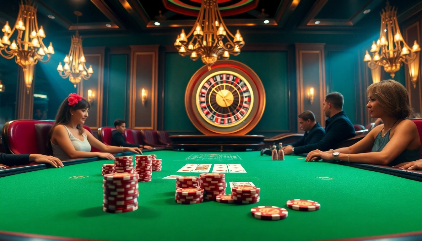 Engage in high-stakes poker at u888, featuring vibrant casino elements and expert players.