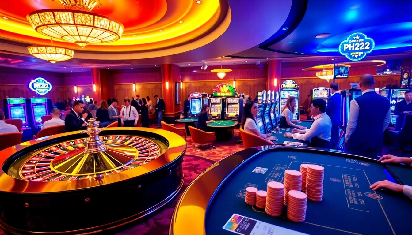 Experience the thrill of PH222 with vibrant casino games and engaging players.
