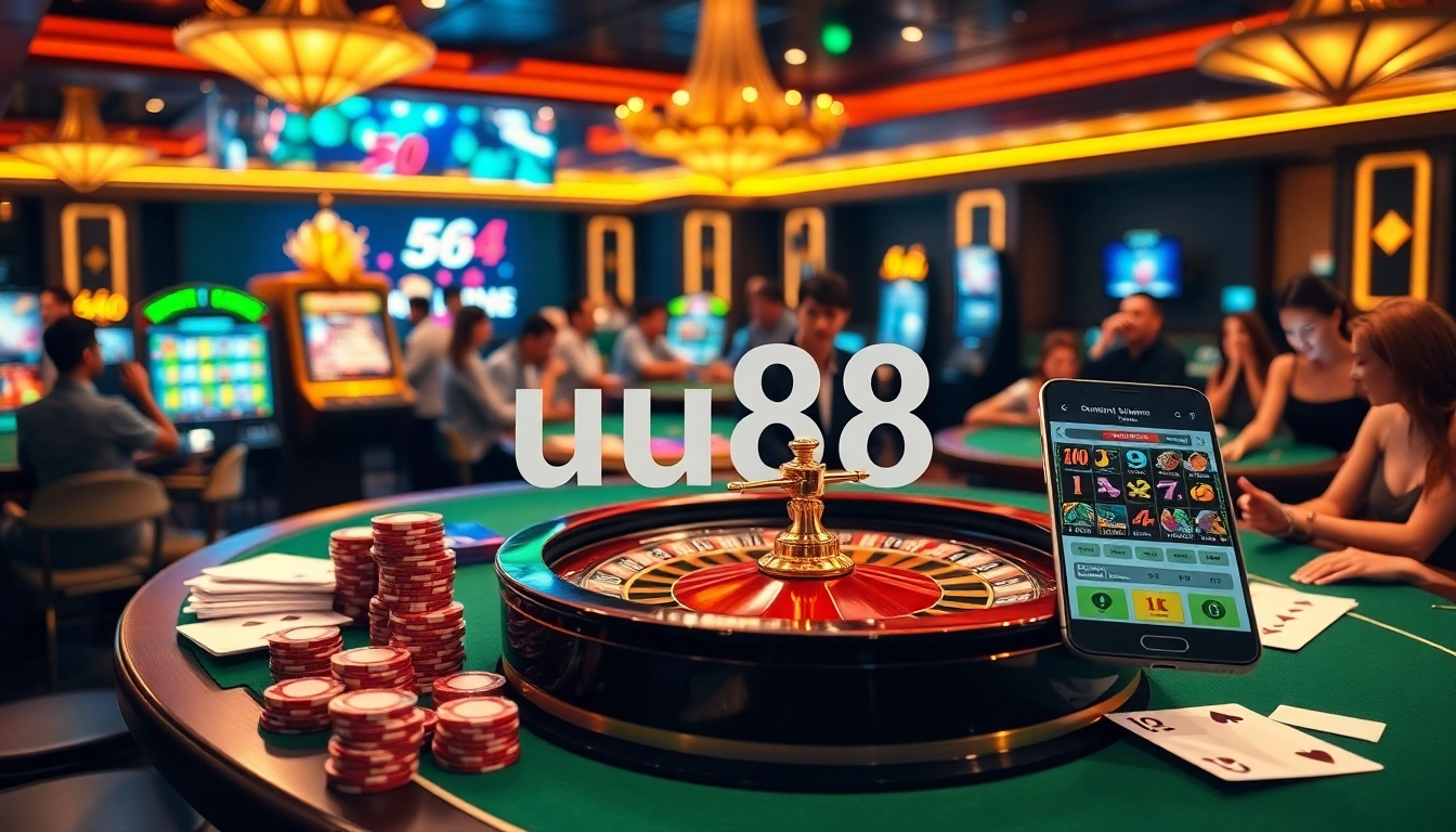 Experience the thrill of online gambling at uu88, featuring dynamic card games and vibrant slot machines.