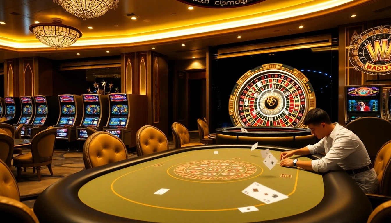 Experience thrilling gameplay at u888 with intense poker action and luxurious casino ambiance.