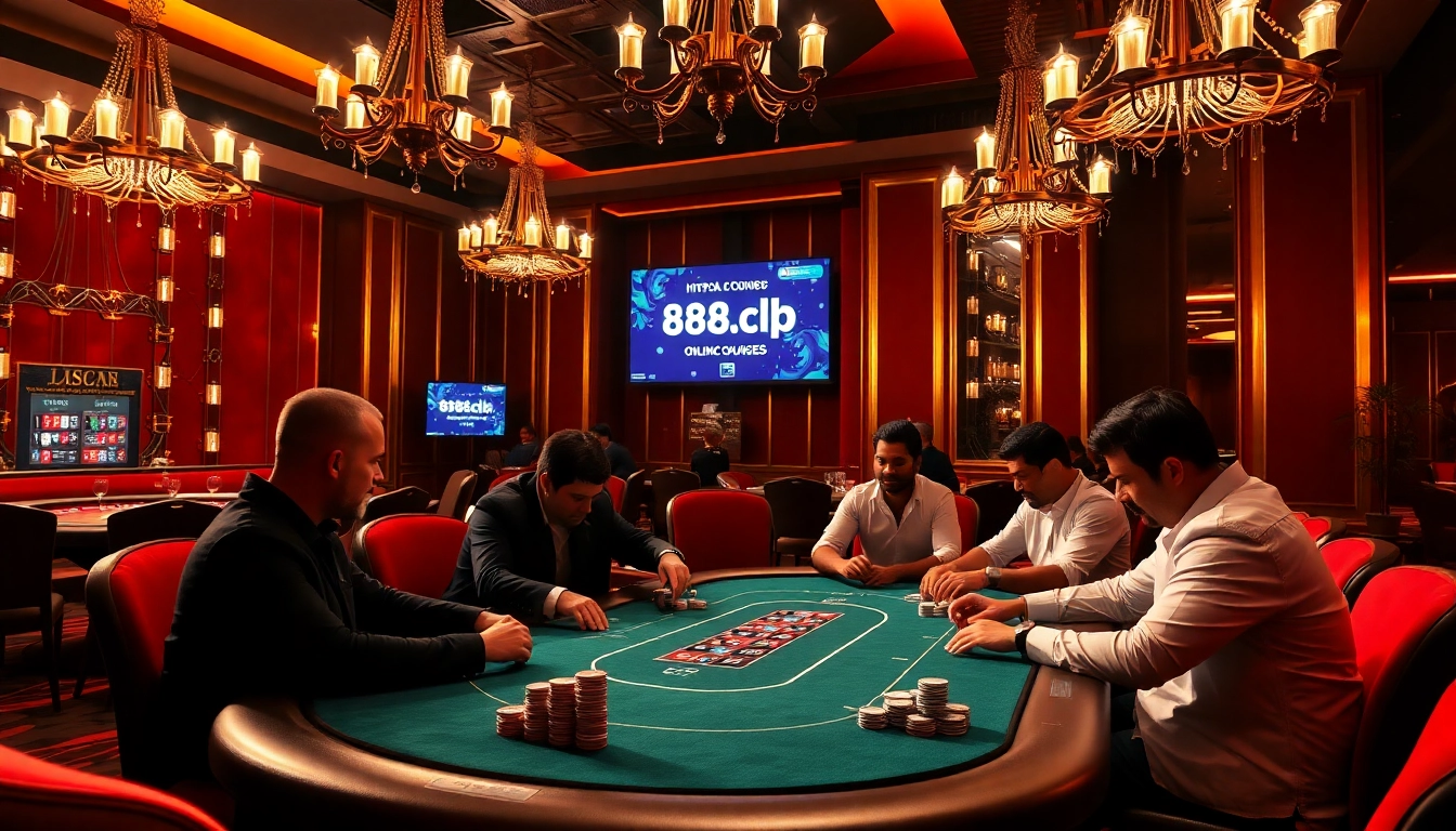 Experience high-stakes poker at https://88clb.courses/ with vibrant casino ambiance and rich details.