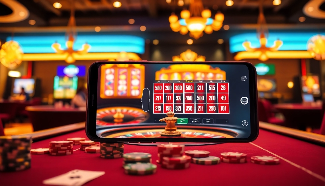 Experience the excitement of S8 casino games with vibrant visuals of roulette and poker.