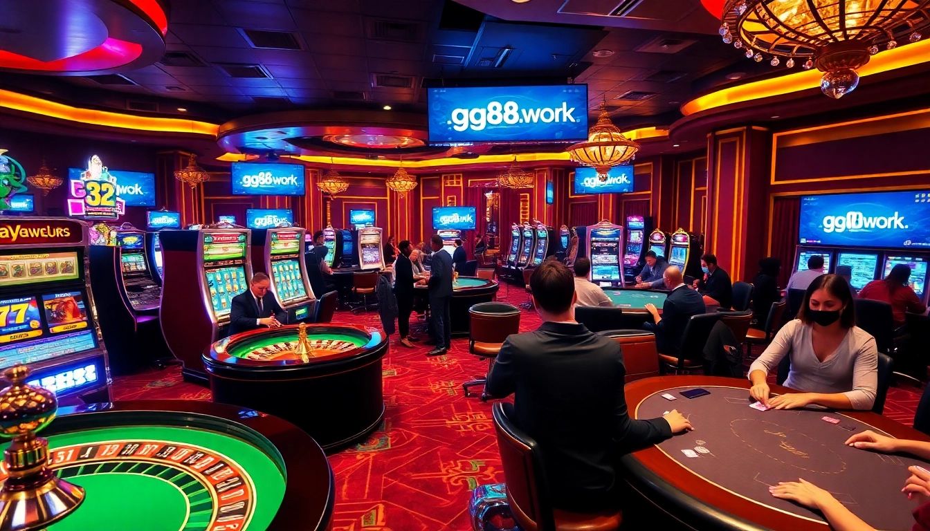 Experience exhilarating gaming at https://gg88.work/ with vibrant casino tables, compelling players, and dynamic slot machines.