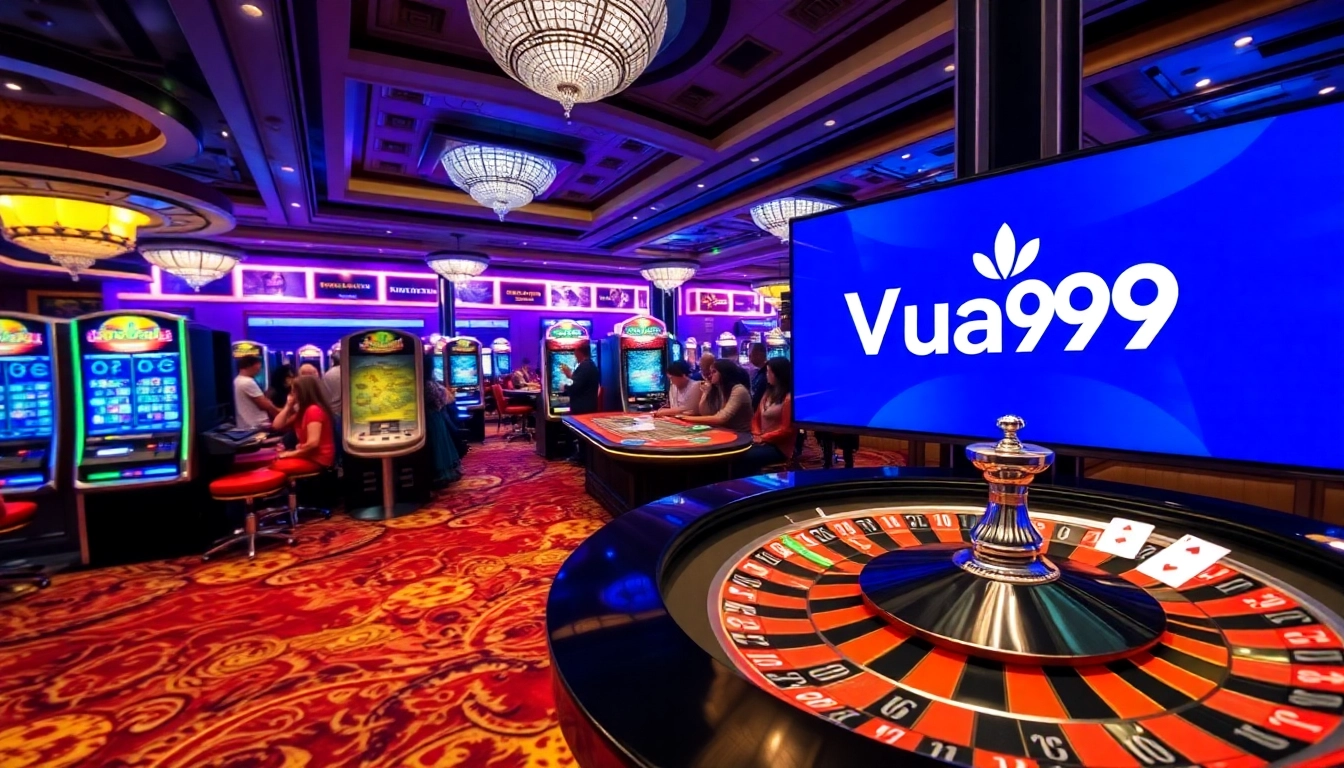 Experience the excitement of Vua99 with modern gambling at vibrant casino tables.