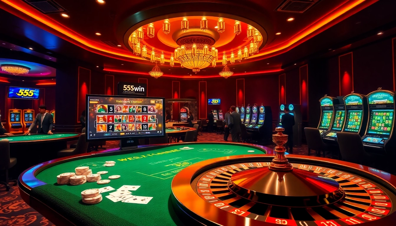 Experience excitement at 555win casino with thrilling action on roulette and poker tables.