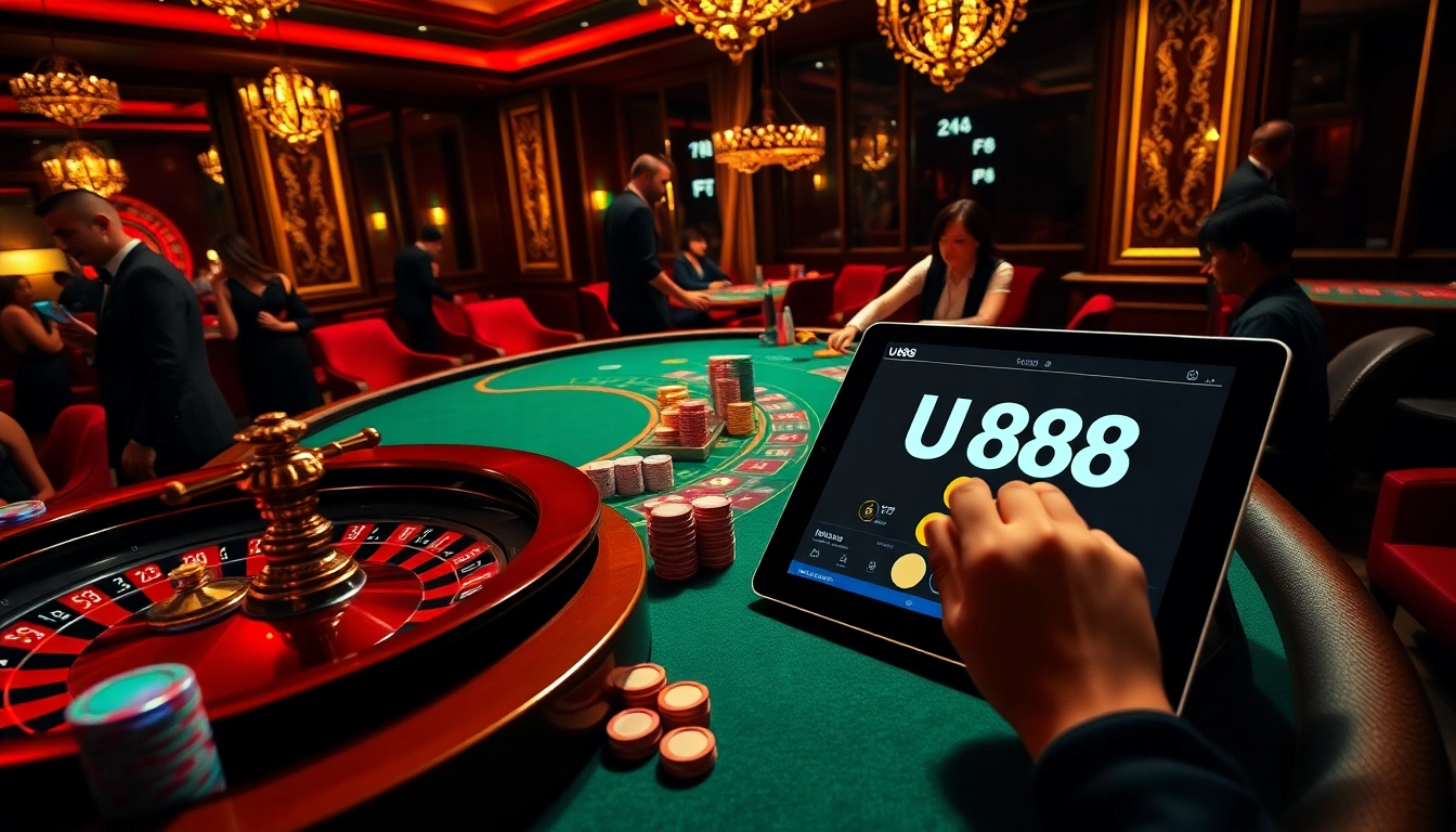 Engage in an exciting u888 casino experience with live poker and roulette tables.
