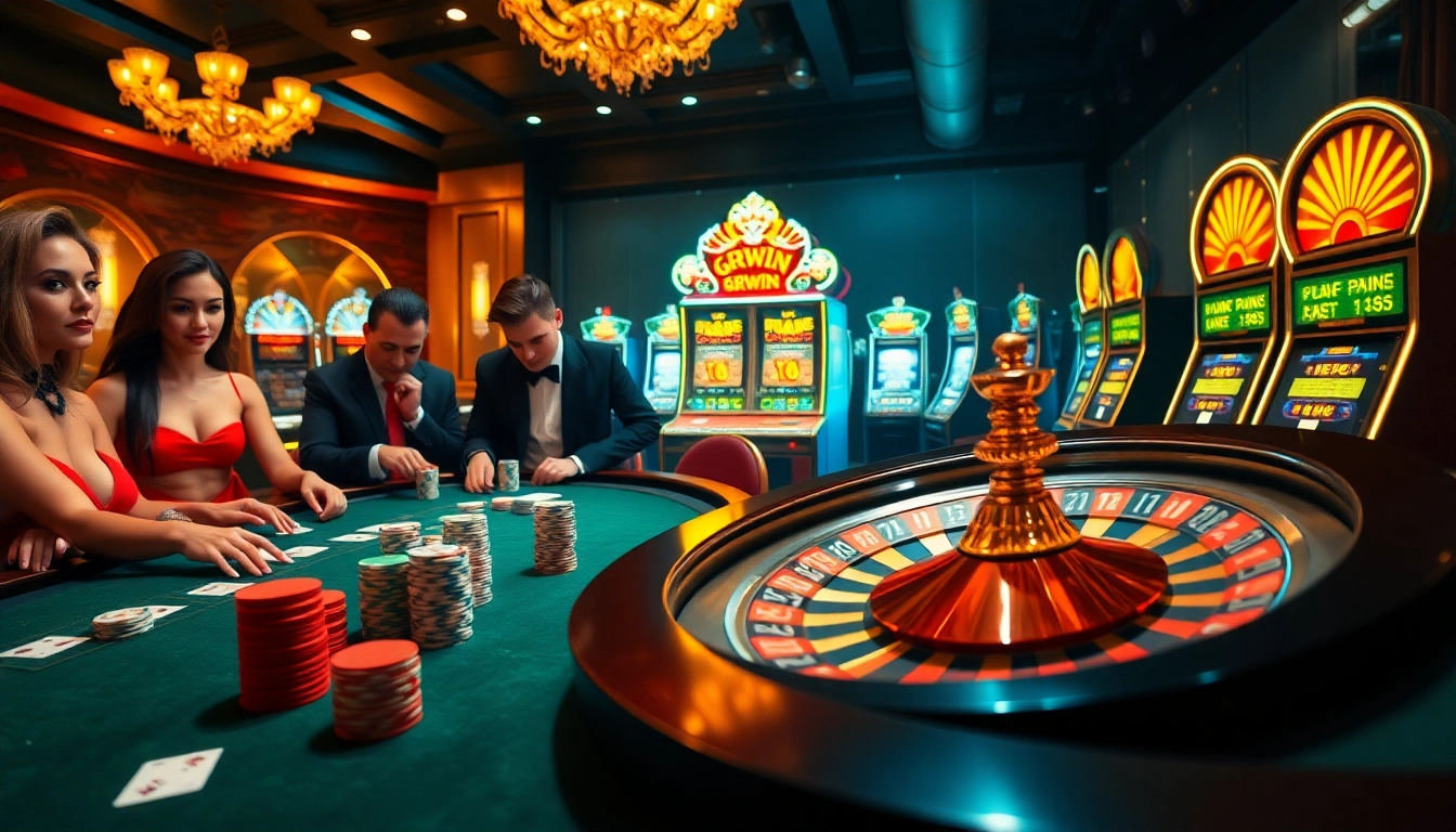 Experience the thrilling action of 6RWIN at a luxurious poker table filled with excitement.